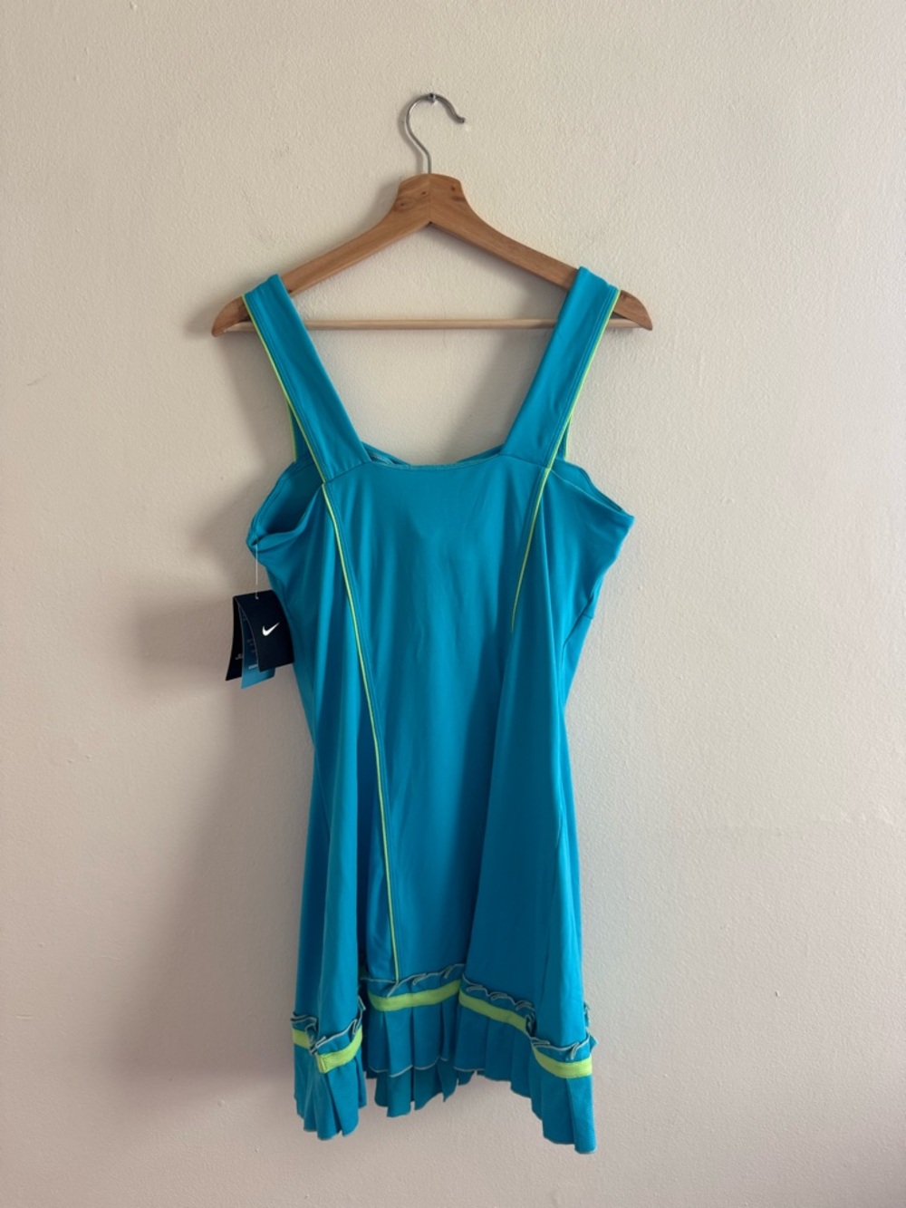 NWT y2k Nike tennis dress blue green large active dress - Picture 2 of 6